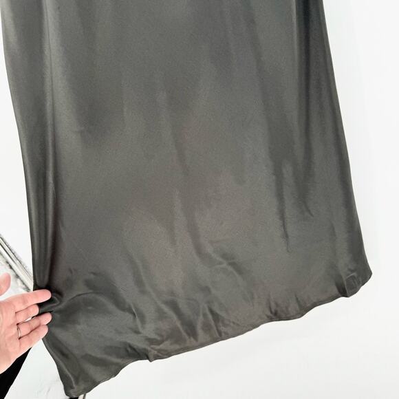 Vintage 90s All That Jazz Whimsigoth Glam Lace Satin Formal Gown Black Size 5/6 - Picture 9 of 15